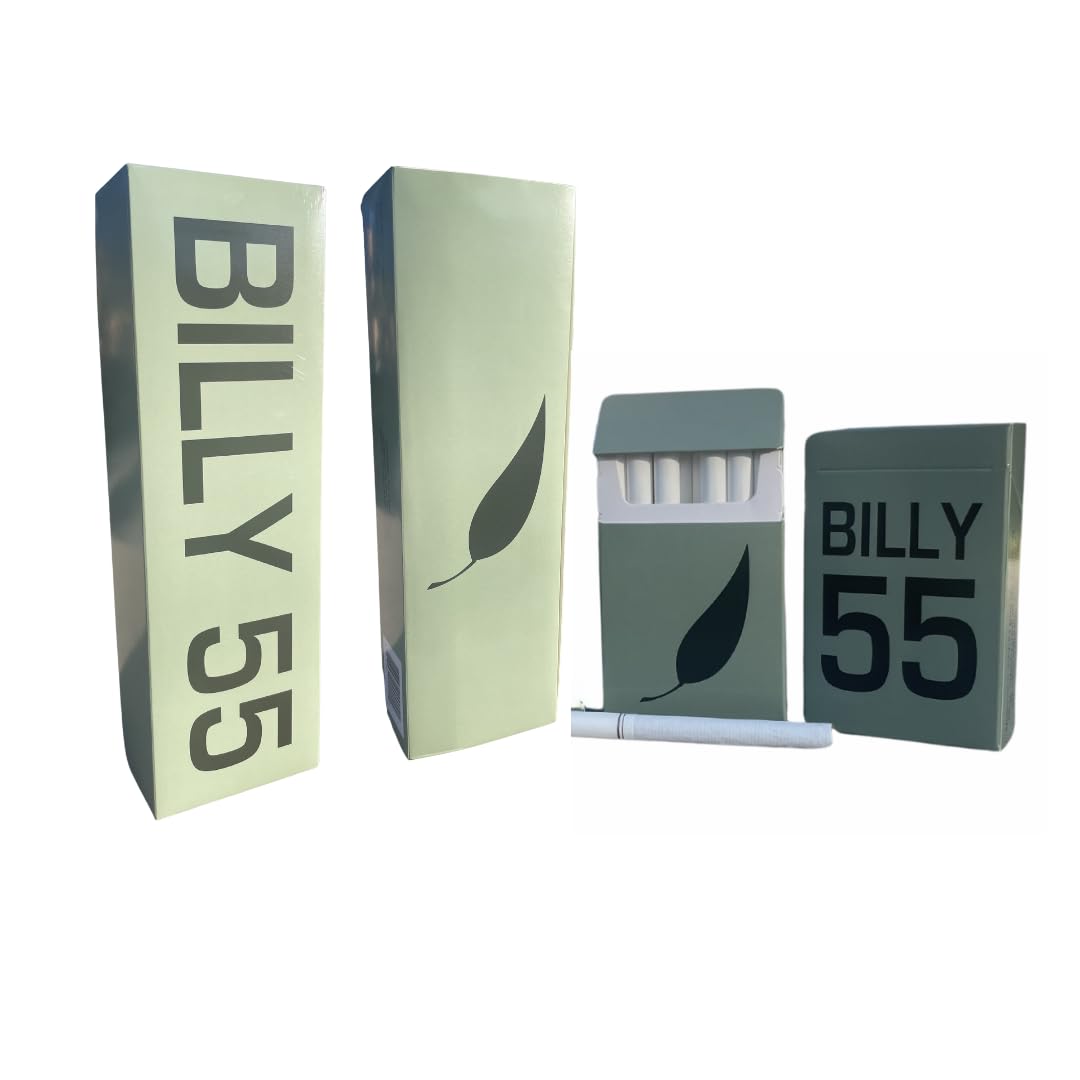 AMERICAN BILLY -REGULAR Carton Green Tea Herbal Cigarettes (REGULAR Flavor) (Sold by the Carton) -Non Tobacco - Non Nicotine Cigarette Alternatives