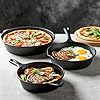 Cast Iron Skillet Set 3 Pieces- 6", 8", 10" Pre-Seasoned Skillets | Heavy Duty Heat Retention Cookware for Stovetop, Oven & Grill | Non-Stick, Rust-Resistant Frying Pan Set #1