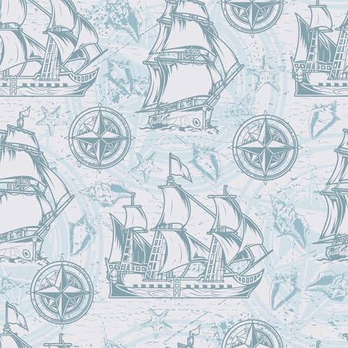 VaryStyle Vintage Nautical Wallpaper