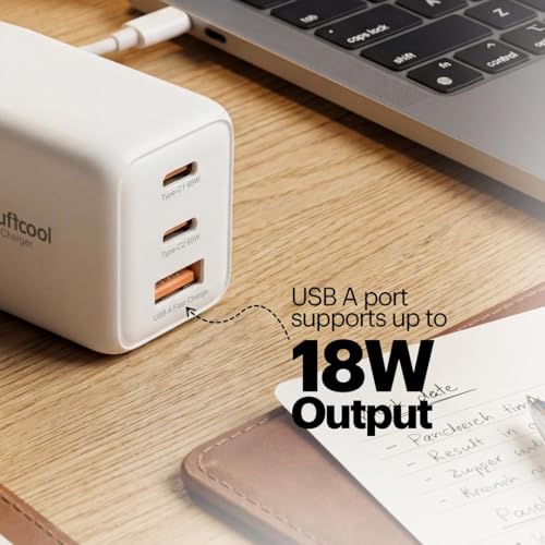 Image of Stuffcool Numen 65, Smallest 65W GaN Charger with Dual USB-C PD PPS Ports and USB-A Port, Laptop, MacBook, iPhone, Pixel & Samsung Fast Charging, SFC 2.0, Compact, BIS & Made in India