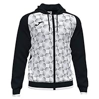 Joma Supernova III Kapuzenjacke Schwarz Weiß, 102262.102.2XS