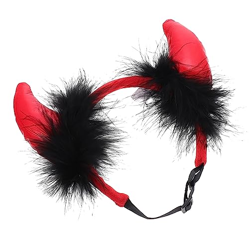 Garneck Dog Cosplay Headgear Stylish Pet Headband for Parties Halloween Daily Wear Comfortable Lightweight Puppy Accessories Adorable Dog Party Favor