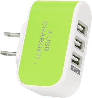 Hemobllo USB Um Carregador De Telefone Carregador De Parede Adaptador De Tomada Carregadores Móveis Adaptador USB Três Tomada USB Adaptador De Parede USB Plugue De Alimentação Carregador