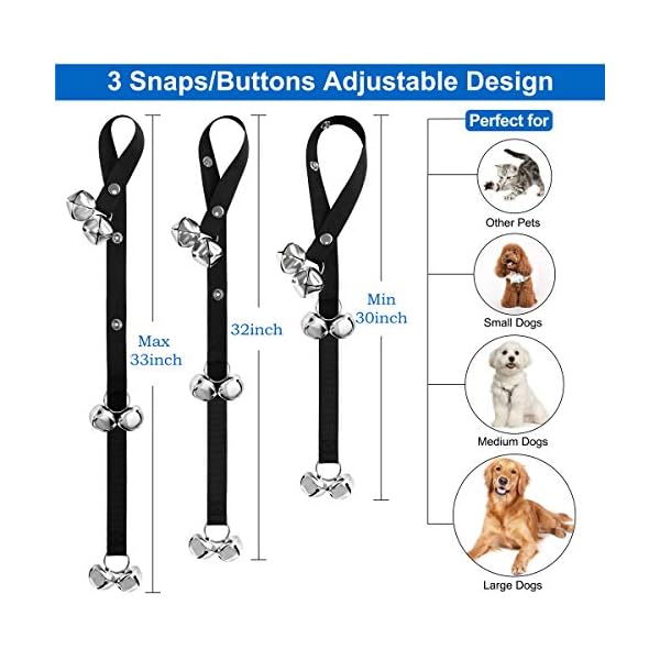 2 Pack Potty Training Dog Doorbells