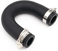 Vista 1 de 551699 Manguera de derivación de núcleo de calentador con 2 abrazaderas para motor de la serie LS o LT - extremo de 5/8 pulgadas y extremo de 3/4