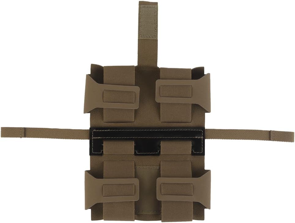 Tactical IFAK Pouch MOLLE, Rapid Tear-Away Medical Pouch Two-Piece System, Compact First Aid Bag for Military Belt Vest Plate Carrier, Emergency Survival Trauma Kit with Tourniquet Holder