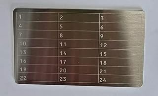 Generisch Crypto Seed Phrase Wallet | Wallet Recovery | Acciaio inossidabile | incl. penna Gavur