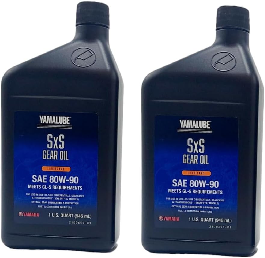 Yamaha Yamalube Side-by-Side Gear Oil- (Qty 2) 32 Ounce, #ACC-GROIL-G5-QT