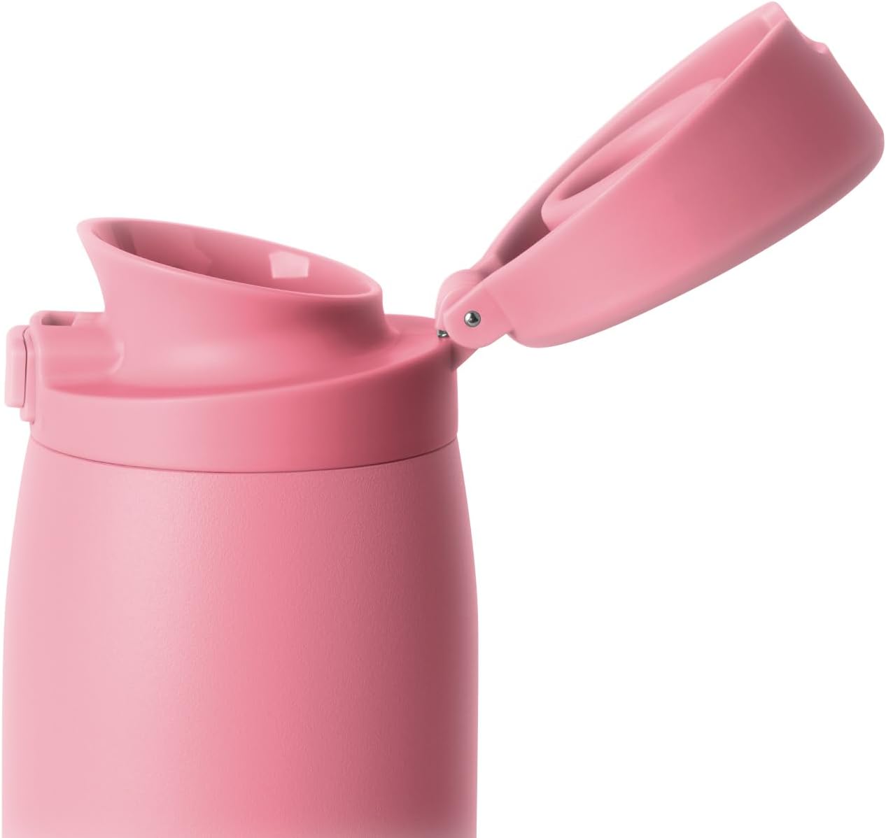 Simple Modern Sidekick Travel Coffee Mug | Ceramic-Lined Insulated Stainless Steel Tumbler | Leak-Proof and Cup Holder Friendly | 16oz, Velvet Pink - Image 2