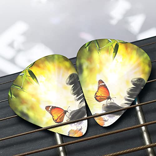 Relaxation avec pierres de massage dans l’eau avec médiators en bambou pour guitare basse électrique acoustique (12 pièces) - Les Beatles, Paul McCartney, John Lennon, RIngo Starr, George Harrison Relaxation avec pierres de massage dans l'eau avec médiators en bambou pour guitare basse électrique acoustique (12 pièces) – Image 8