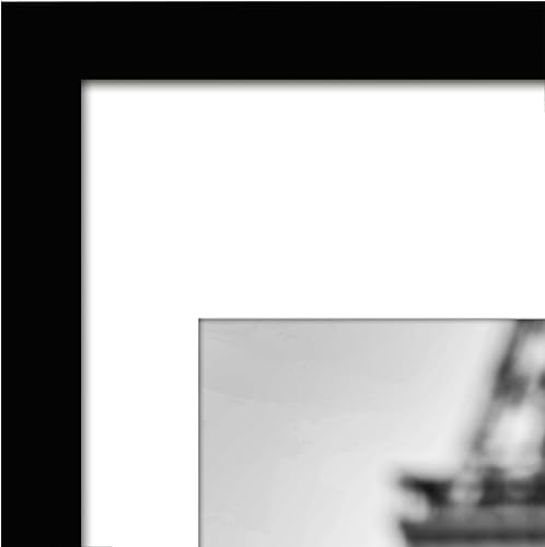 Vista 8 de Americanflat Portarretratos de 8 x 12 pulgadas con plexiglás pulido, juego de 2 portarretratos de 6 x 8 pulgadas con paspartú o para fotos de 8 x 12