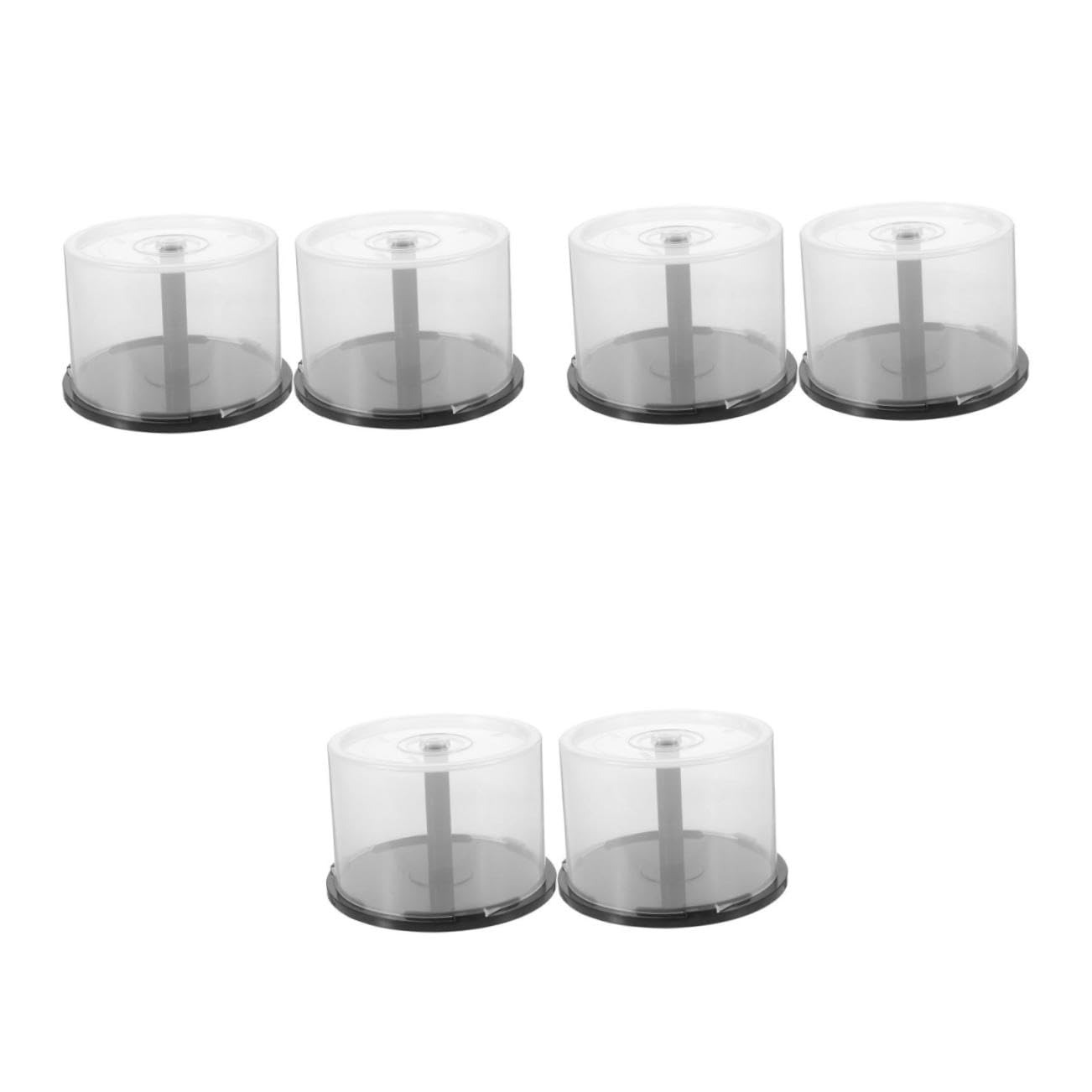 Rangement CD et DVD seaux portables jojofuny pour 6 disques