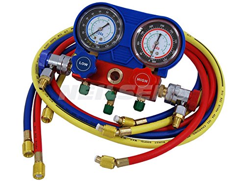 Preisvergleich Produktbild Koffer Manometer für Klimaanlage Automobil R134