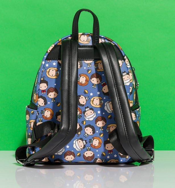 Loungefly F.R.I.E.N.D.S. AOP Chibi Character Double Strap Shoulder Bag - Image 5