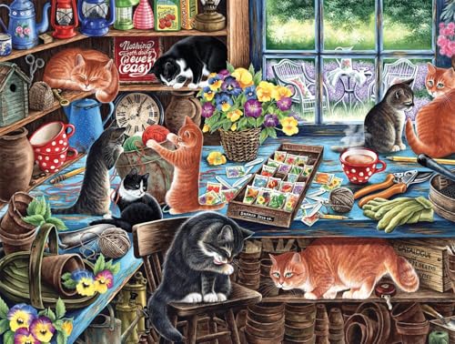 Buffalo Games - In The Garden Shed - 750 Teile Puzzle für Erwachsene Herausforderndes Puzzle perfekt für Spieleabende - Fertige Größe 24… – Ansicht 2