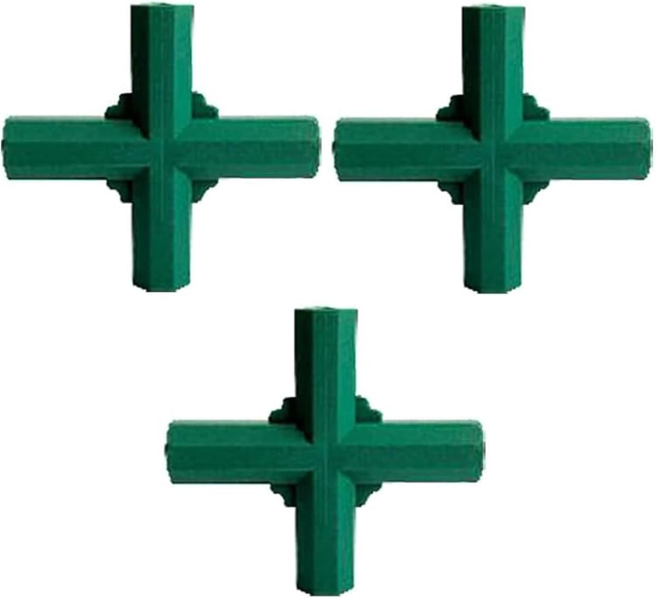Greengro 3PCS of Connector D, 16mm/0.6in Greenhouse Connectors, X-Shaped 4-Way Connector