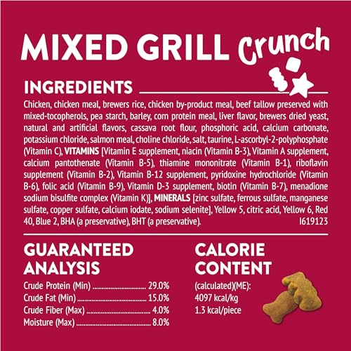 Friskies Purina Party Mix Mixed Grill Crunch Cat Treats, (10) 2.1 oz Pouch - image 6