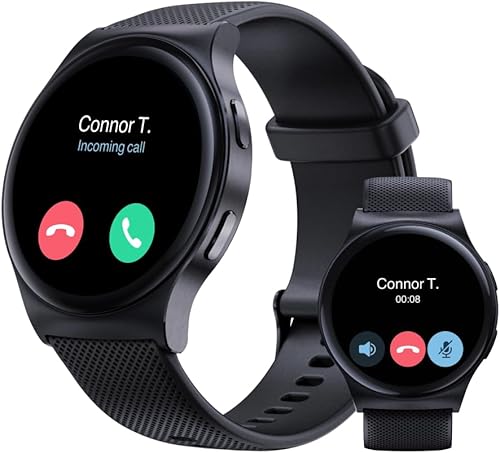 Miniatura 2 de Motorola Moto Watch 120 - Reloj inteligente Bluetooth de alta calidad con pantalla AMOLED, batería de 10 días, seguimiento de frecuencia cardíaca y