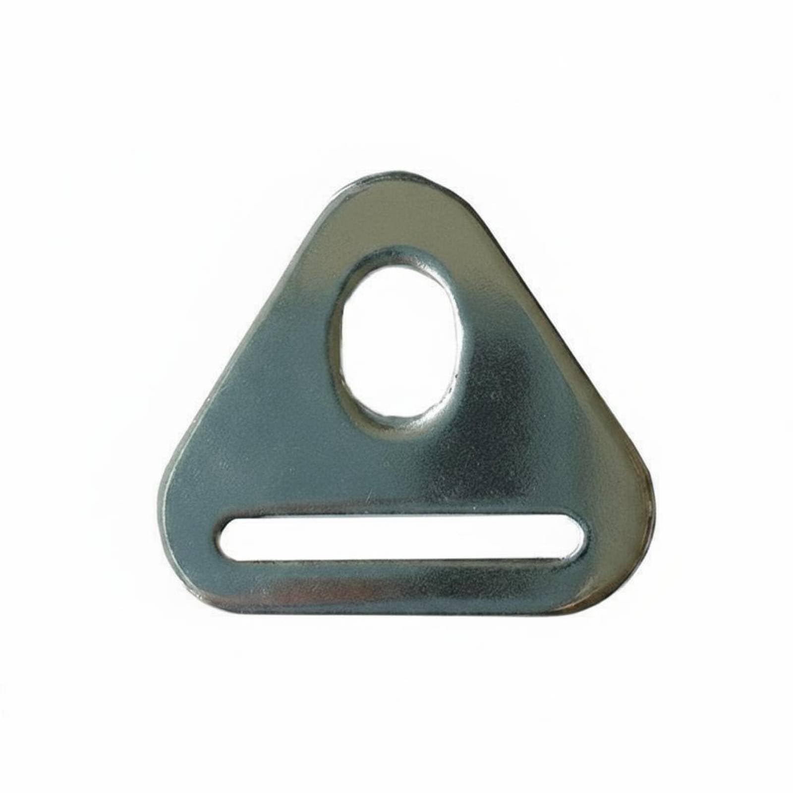 Galvanized Iron Triangle Tent Bracket Rust Resistant Guy Rope Plate Strong and Hard Grommet Anchor Plate, Triangle PIECE-image-2