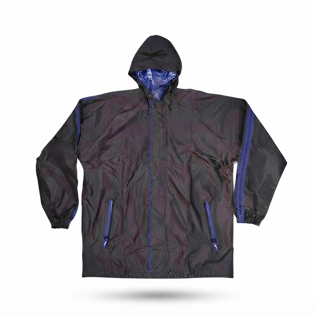 Waterproof Rain Jacket for Men | Lightweight Hooded Raincoat with Zipper Pockets | Durable Reusable Polyester Rainwear for Bike Riding, Travel, Trekking, Hiking, Commuting & Monsoon Outdoor Protection-image-32