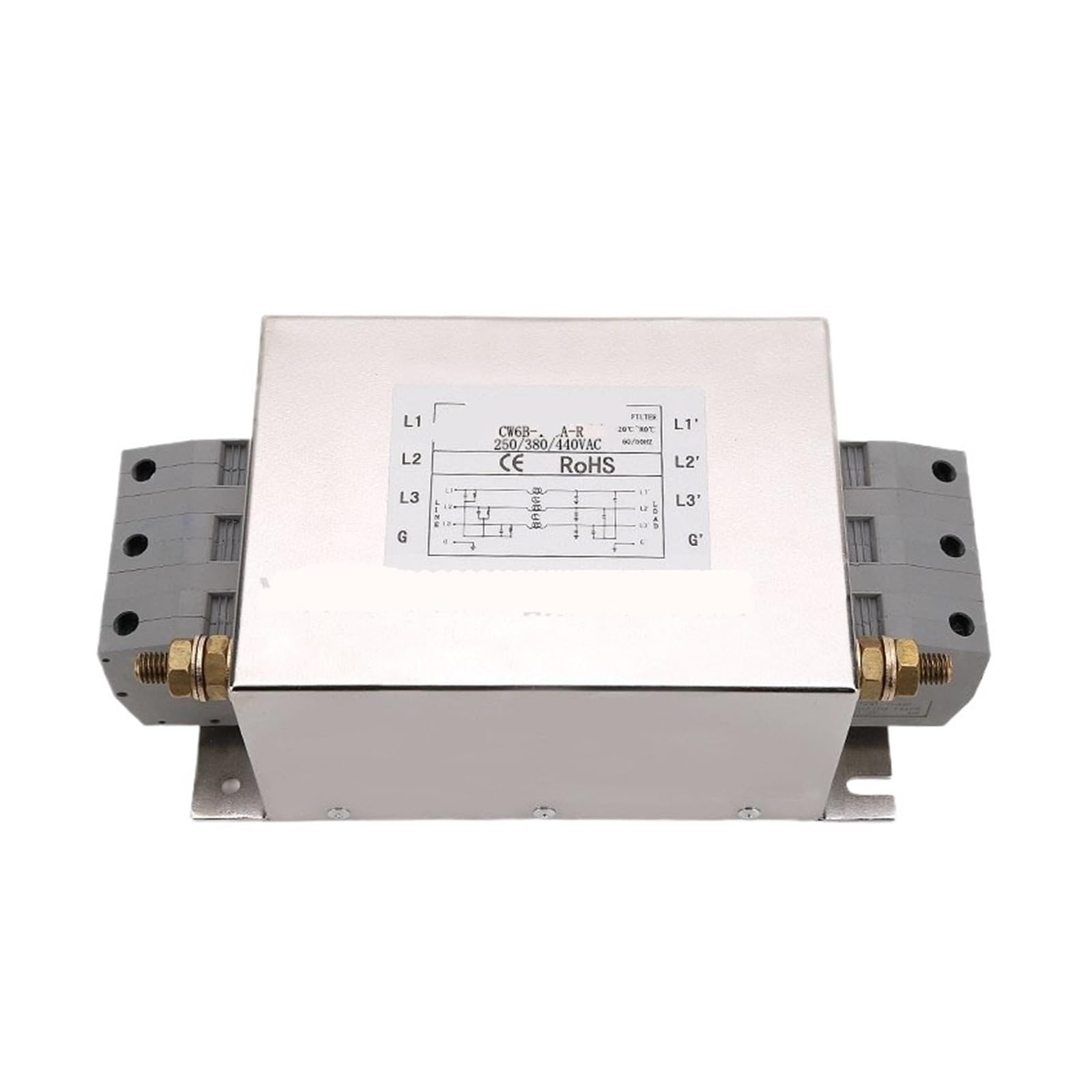 Servo CW6B-50A-R filtro de potencia trifásica 380V para inversor de tres cables industrial