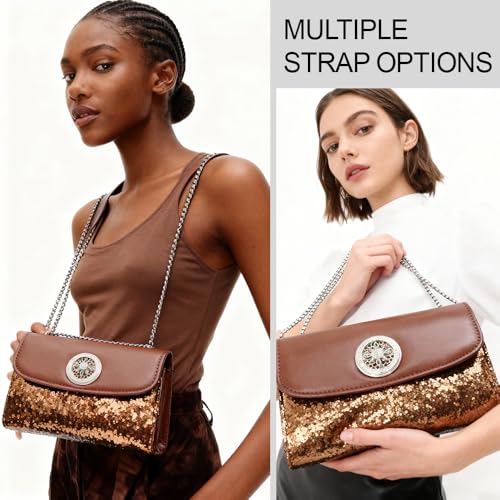 Image of Shoulder Bag for Women, Faux Leather Women's Shoulder Handbags, Fashionable Tote Purses for Women