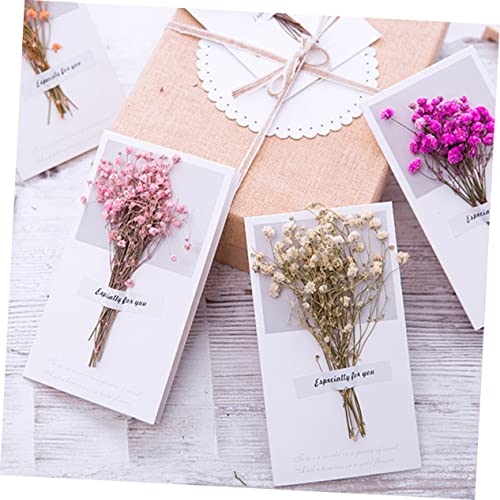 STOBOK 24Pcs Cartão De Respiração Do Bebê Cartões Em Branco Cartões Em Branco Flores De Casamento Ca