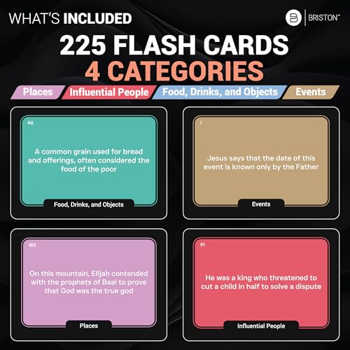 Image of Bible Trivia Cards - 225 Scripture Questions for Sunday School & Homeschool