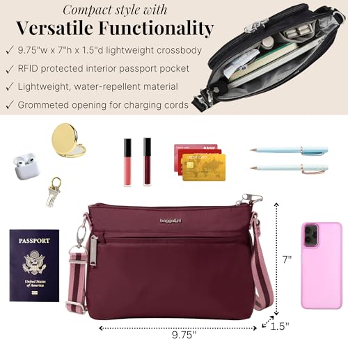 Image of Baggallini Securtex Anti-Theft Memento Crossbody