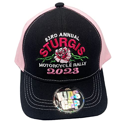 Biker Life Clothing Kids 2023 Sturgis Motorcycle Rally Rose Vine Hat ONE Color