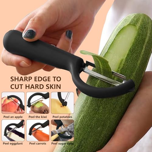 4 Piece Set of Kitchen Utensils Including Apple Cutter Manual Corn Kernel Remover Peelers and Apple Corer Remover Made of 304 Stainless Steel Ideal for Efficient Fruit and Vegetable Corers - Image 6