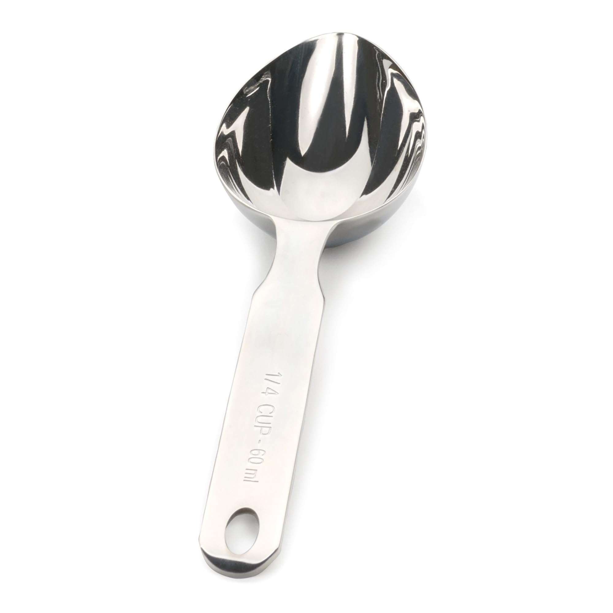 Cuillère à mesurer ovale 1/4 tasse Endurance doseur inox dose cuillère cuisine