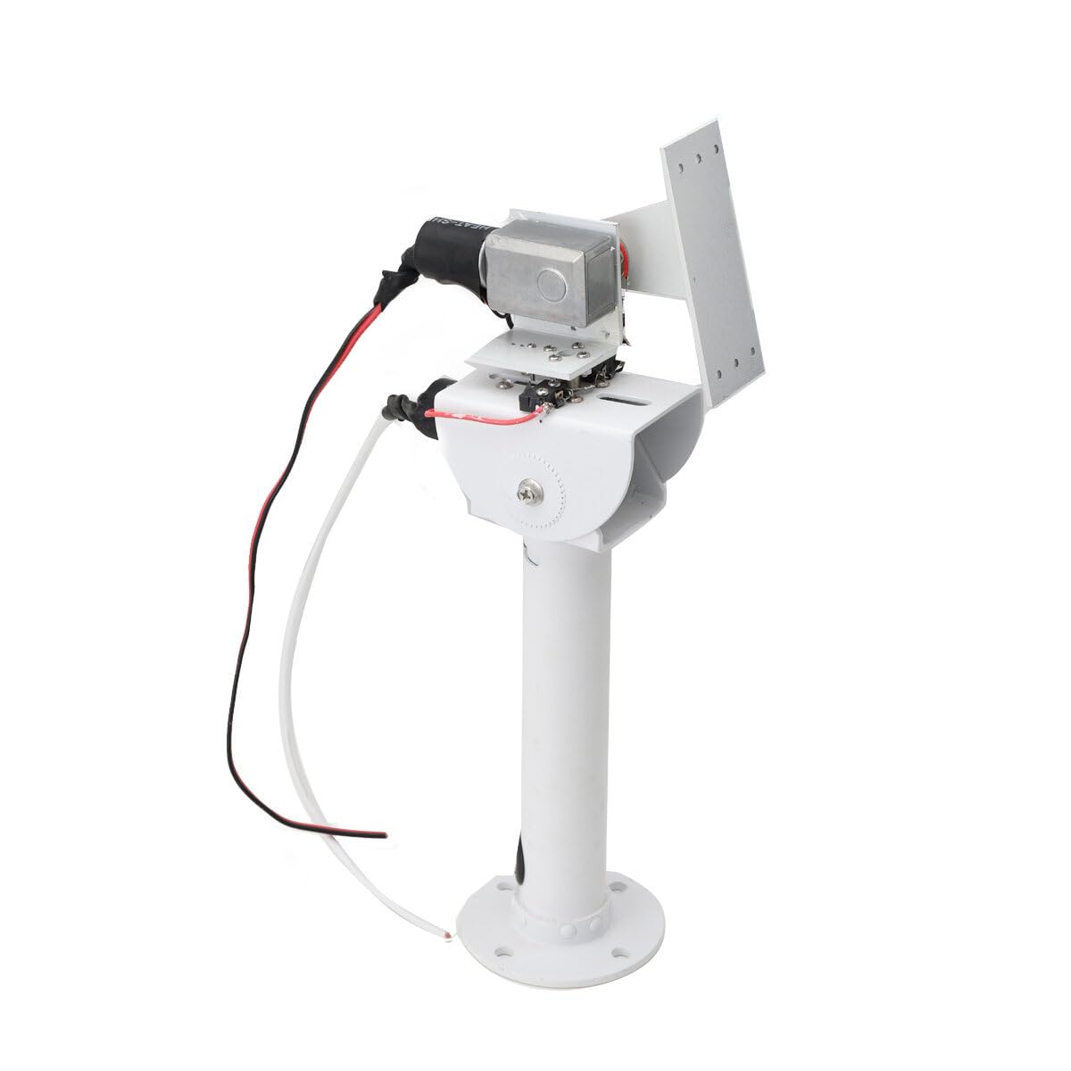 Bricolaje 30 W Dos ejes giratorio Cardán Solar Tracking Robot vigilancia alto par motor engranaje helicoidal