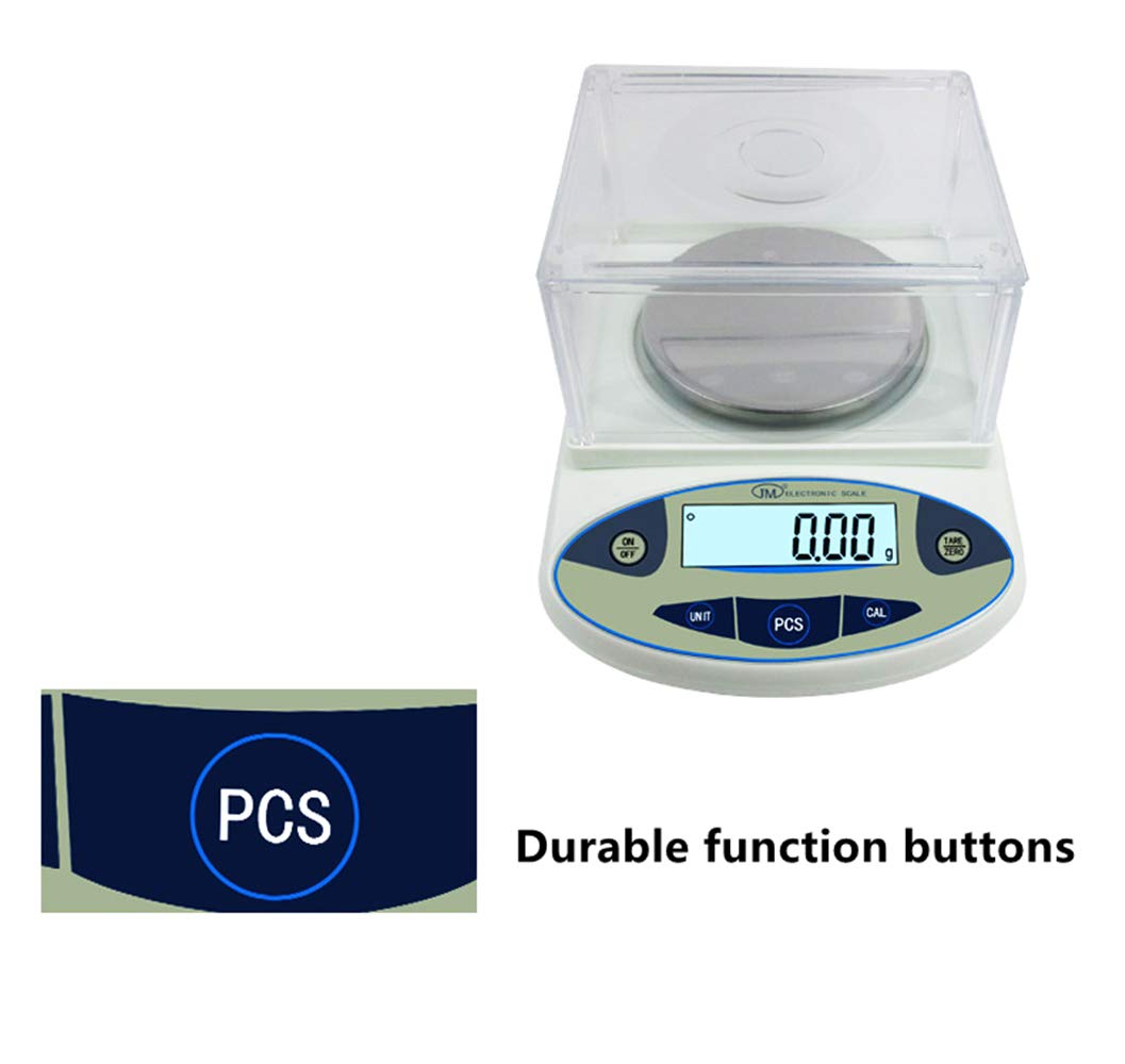 Balance de précision 100 g × 0,001 g Balance d'analyse de Laboratoire numérique pour Laboratoire, école, Bijouterie, 220 V avec Fonction de comptage, écran LCD