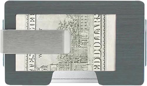 Miniatura 3 de Cartera de metal RFID de aluminio cepillado The Nova by Zuboot Cartera segura, moderna y elegante para hombre diseñada para llevar en el bolsillo