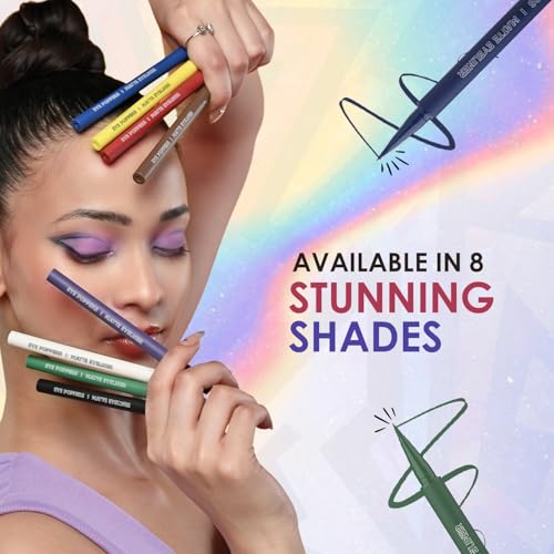 Image of Glam21 Eye Poppers Matte Eyeliner |Smudge Proof and Waterproof Formula | Pen Style Design | Bold & vibrant Shades | High Pigment up to 12 hours | Brownie-0.5gm