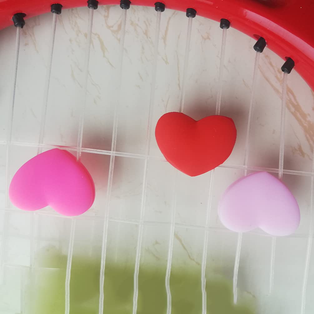 Ammortizzatori A Cuore Per Racchette Da Tennis - 8 Pezzi In Silicone, Riducono Vibrazioni | FUGLUS