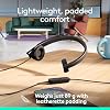 Logitech H570e USB Headset With Microphone for PC and Mac, USB-A Wired Headset With Mono Sound, Noise-Cancelling Mics and Inline Controls, Certified for Microsoft Teams, Black #4