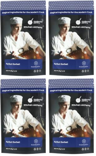 Image of Perfect Sorbet [Sorbet Stabilizer] Vegan OU Kosher Certified - 400g /14oz (stabilizes and prevents crystal formation in sorbet recipes) (Pack of 4)