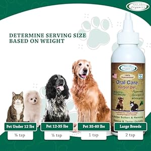Dog Breath Freshener Herbal Dog  Cat Dental Gel 4oz  Oral Care Gel for Dogs and Cats Soften and Remove Plaque  Tartar No Brush Oral Gel for Cats Teeth and Gums Herbal Gel  Cucciolini Doodles Dog breath freshener herbal dog  cat dental gel 4oz  oral care gel for dogs and cats soften and remove plaque  tartar no brush oral gel for cats teeth and gums herbal gel   cucciolini doodles