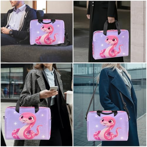 Bolsa para portátil de 16 pulgadas con diseño de serpiente miniatura 7
