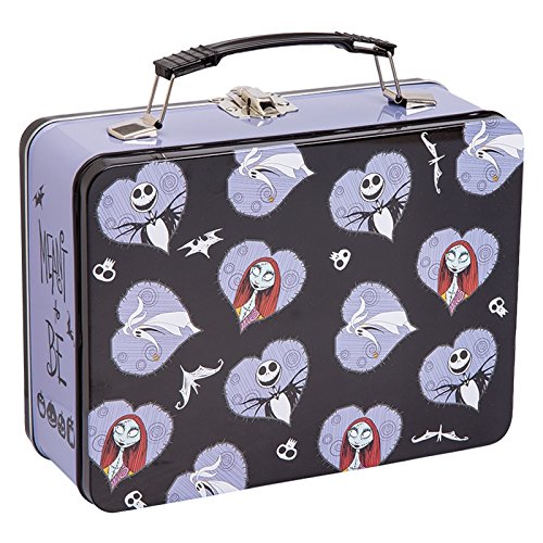 Vandor The Nightmare Before Christmas Jack And Sally Large Tin Tote, 3.5 X 7.5 X 9 Inches #TOP1