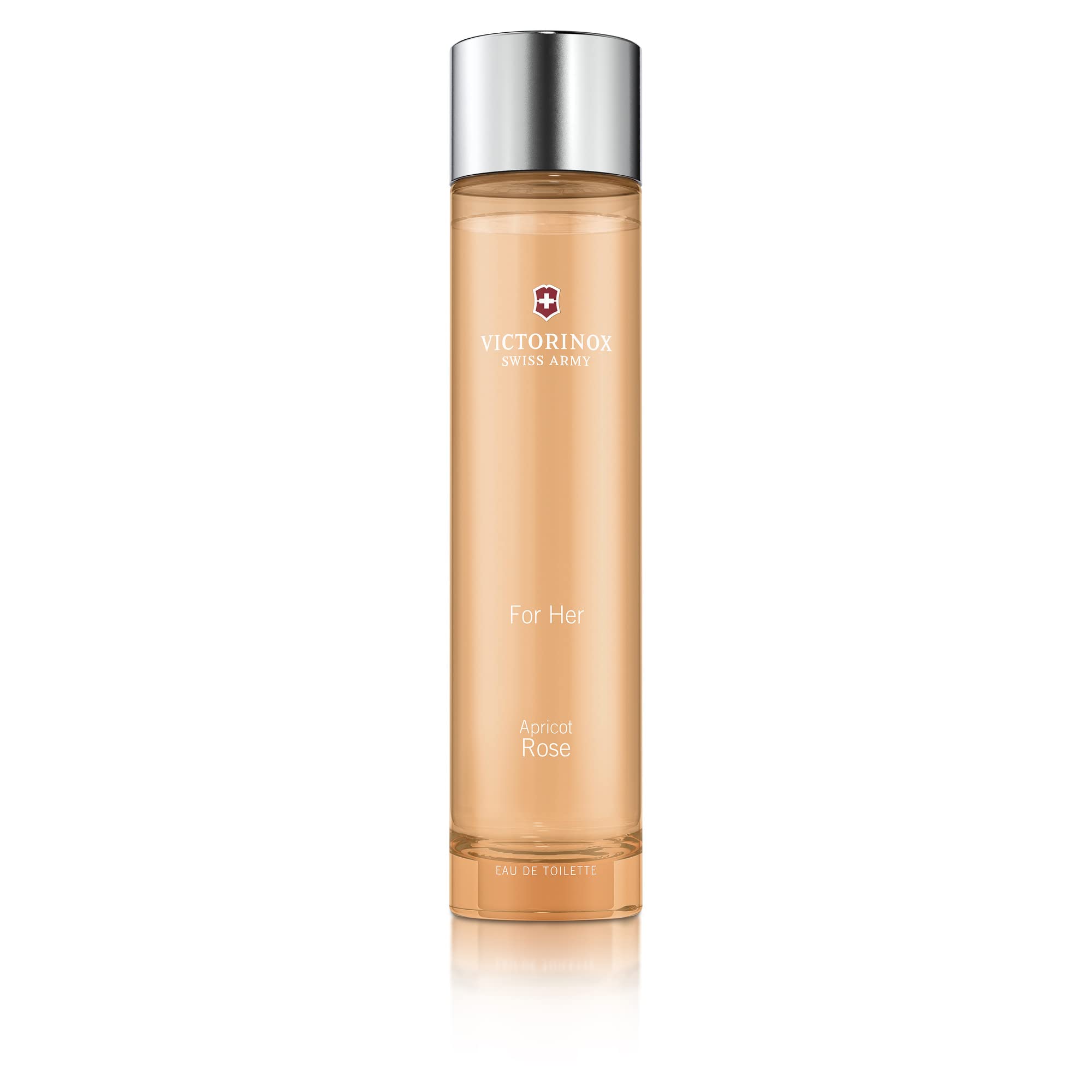 VICTORINOX Swiss Army For Her Apricot Rose, Eau de Toilette para mujer, Perfume con rosa y albaricoque, Frutal y floral, Vegano, 100 ml, V0001299