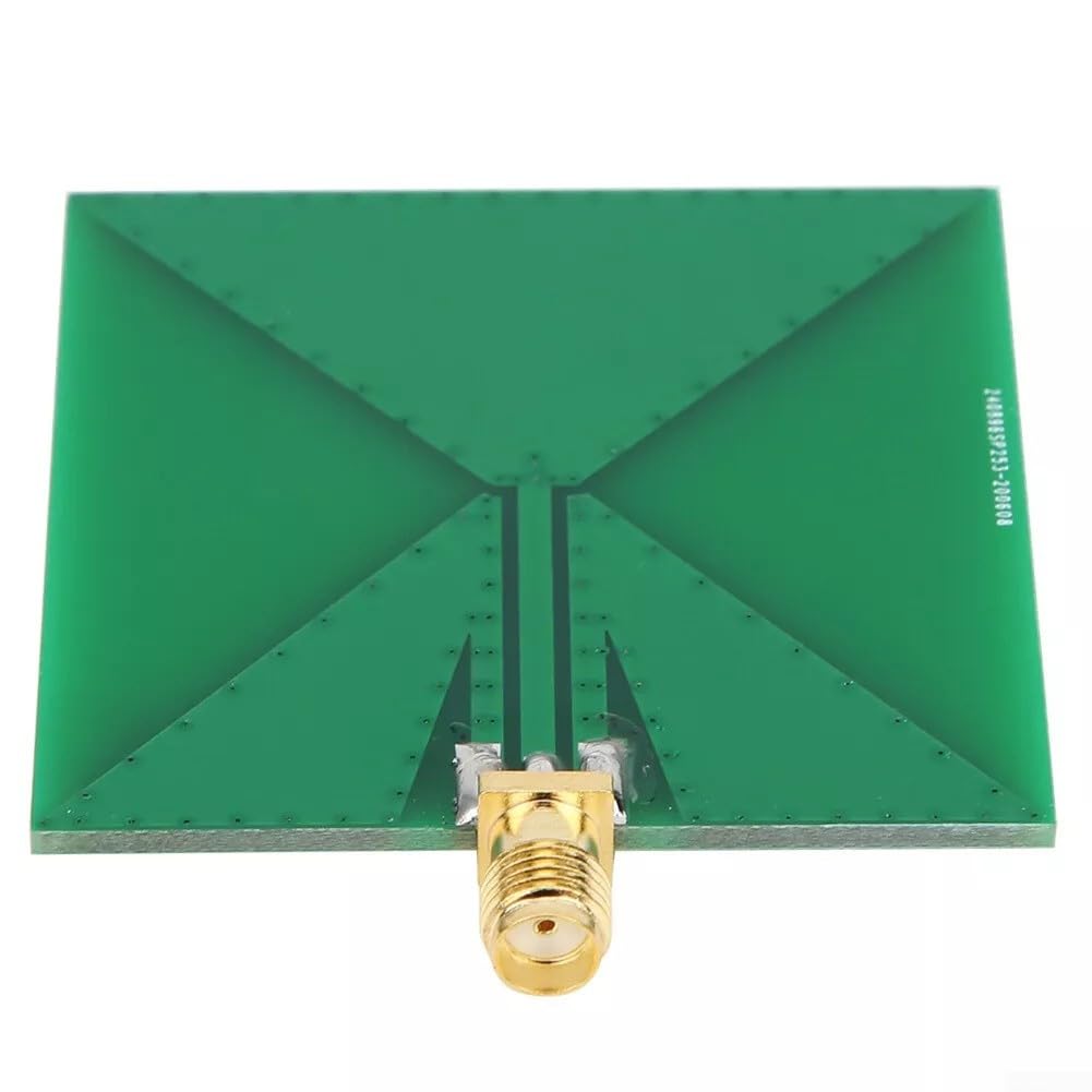 Scheda bifacciale a banda larga UWB 2.4GHz-10.5GHz PCB 1.6mm a banda larga RF a banda larga con connettore femmina 50 Ohm Polariza lineare verticale