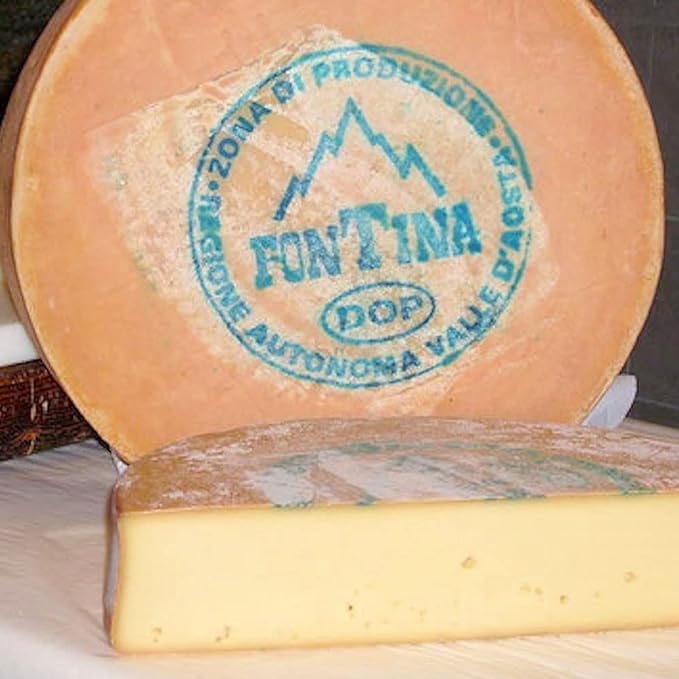 Fontina della Valle d'Aosta DOP ALPEGGIO - mezza forma 4,2 kg circa con in Omaggio il libro delle ricette di 63 pagine
