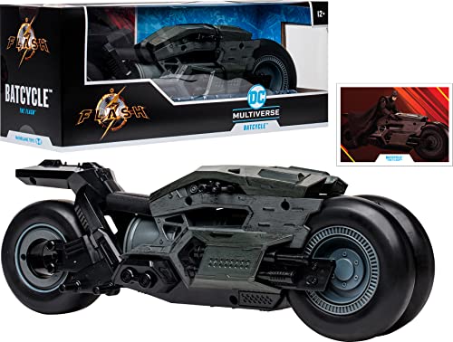 McFarlane Toys - DC - The Flash Movie - Batman - Batcycle - Véhicule de Collection & Accessoires - Personnages de Comics - Dès 12 ans - Lansay