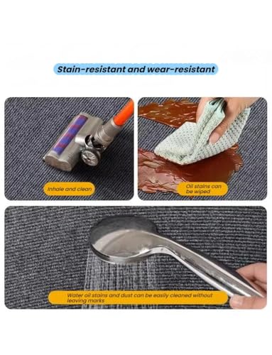 Tapis antibruit pour stopper les bruits de pas au sol lavable et antidérapant - 3