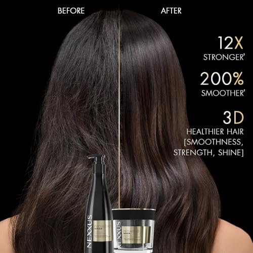 Image of Nexxus Promend Repair Keratinizing Treatment Mask For Damaged Hair 200ml | 12 X Stronger | 200% Smoother | Crafted with Magnolia Parfum Fragrance Profile (Pack of 2)