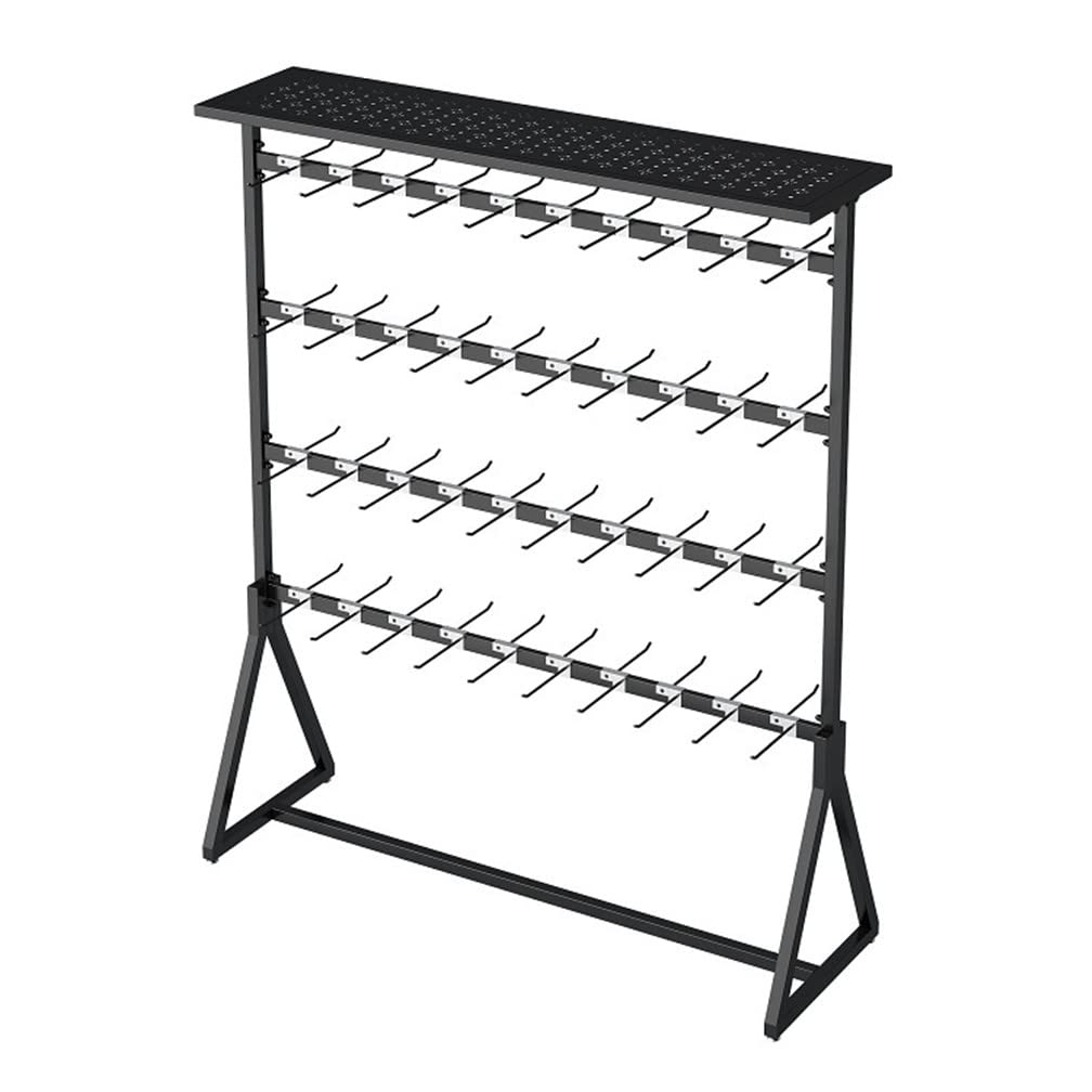 Espositore per Scaffale Dorato, Scaffale in Metallo Utilizzato per Visualizzare Pantofole, Biancheria Intima, Calzini, Custodie per Cellulari, Accessori per Scaffali E Altri