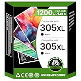 hp 6000 pro minitower Rendement de la page : 305XL 305 Cartouches pour hp 305 xl noir, 650 pages par cartouche 305xl 305 XL noir ( Avec une couverture de 5% )